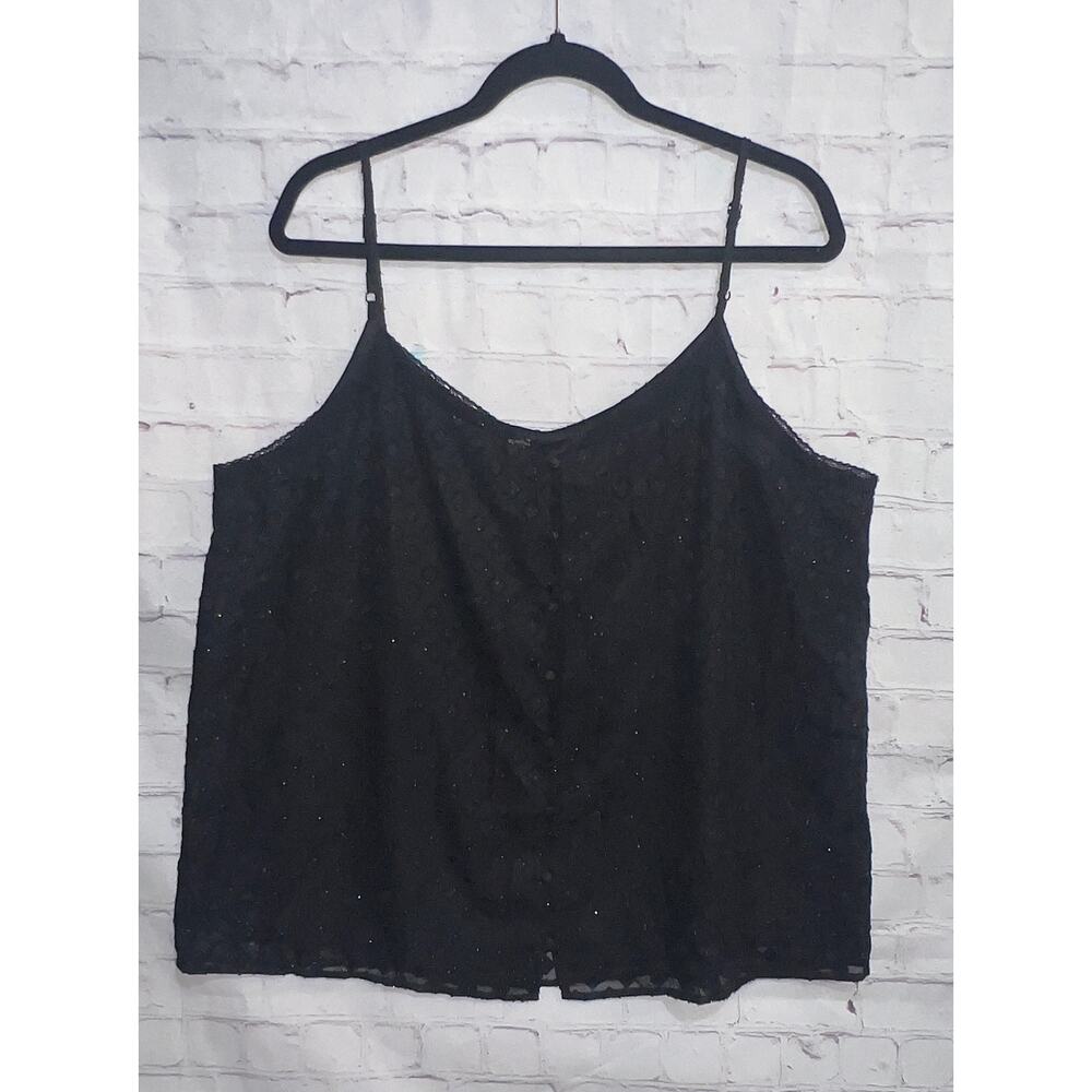 Maurice’s women’s black spaghetti strap shirt